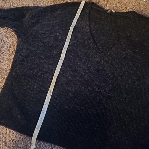 Express Black Chunky Crop Sweater Large - Picture 10 of 11